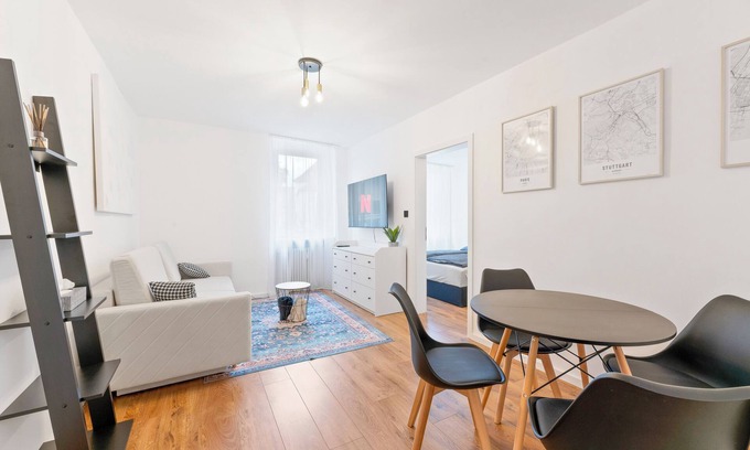 Neckarvorstadt Apartamento | Elegant city apartment