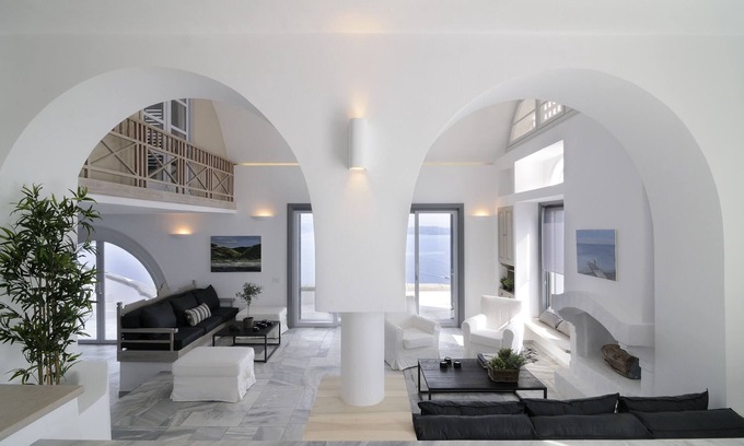 Oia Villa | Elegante Villa de lujo con una vista impresionante