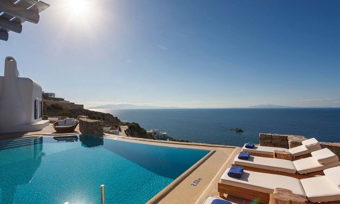 Mykonos Town Villa | Elegante Villa de Mykonos | Villa Ulmo Deus IX | Piscina Privada | 3 Dormitorios | Vista maritima