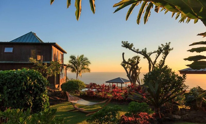 Holualoa Casa | Elegante polinesia Kona Coffee Estate En Corazón De Holualoa-pie a la ciudad!