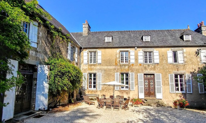 Fontenay Casa | Elegantes apartamentos de Pazo en Baja Normandía, cerca de Monte Saint-Michel 15 plazas