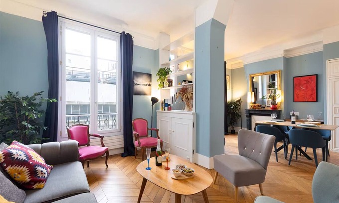 Batignolles Apartamento | Elegante apartamento de estilo Haussmann a 25min a pie de los Campos Elíseos