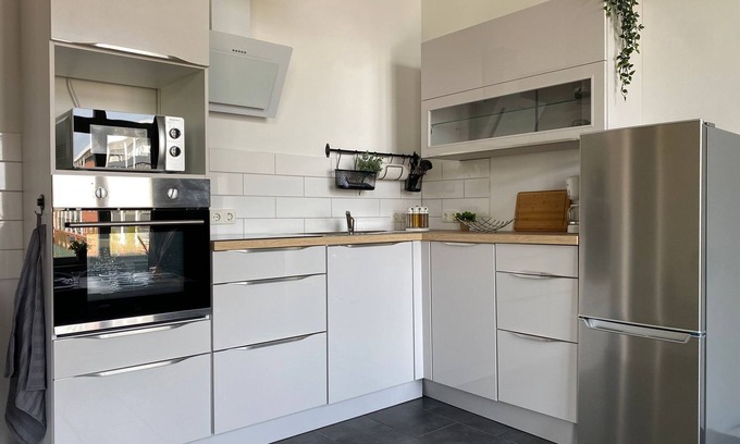 Magdeburg Apartamento | Elegante Loft Ferienwohnung - Doppelzimmer