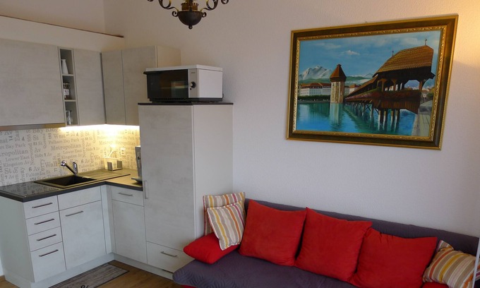 Emmetten Apartamento | Elfe Apartments, apartamento de 2 dormitorios con magníficas vistas al lago y a la montaña en Emmetten
