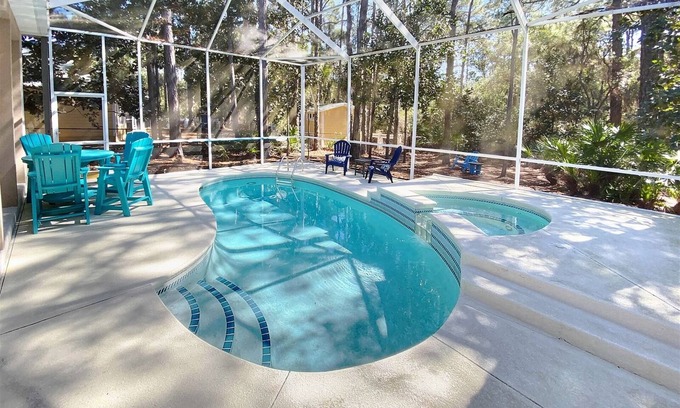 Sugarwood Beach Casa | Piscina privada climatizada cerrada - 4 bicicletas - Casa actualizada - "Endless Summer"