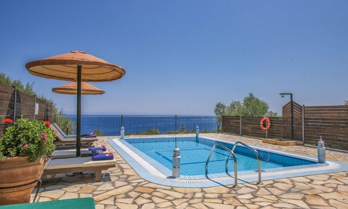 Varvara Villa | Endearing Zakynthos Villa | Villa Horace | 2 Bedrooms | Breathtaking Sea Views | Spacious Furnished Sun Terrace | Private Outdoor Pool | Shaded Outdoor Dining Area | Agios Nikolaos