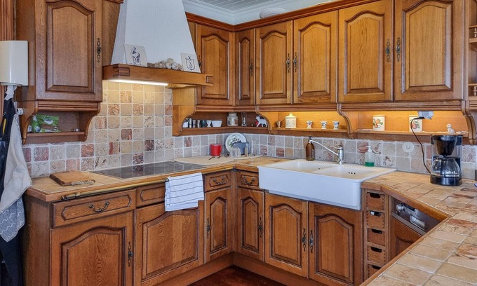 Vastra Frolunda Casa | Enjoy a wonderful view of the archipelago in this comfortable vacation home with sauna.