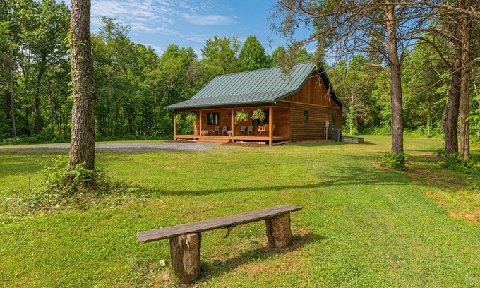 Rileyville Cabina | ¡Disfruta de noches estrelladas aisladas! Cerca de Luray, HotTub, WiFi, Discapacidad, Chimenea