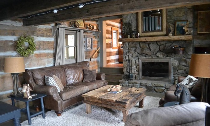 Wolf Laurel Casa | Enjoy this 100+ year old cabin in the gated Wolf Laurel Resort community.