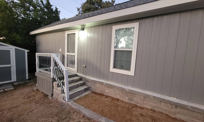 Cardinal Hills Estates Cabaña | Enjoy tiny house life with nearby trails and Lake Travis