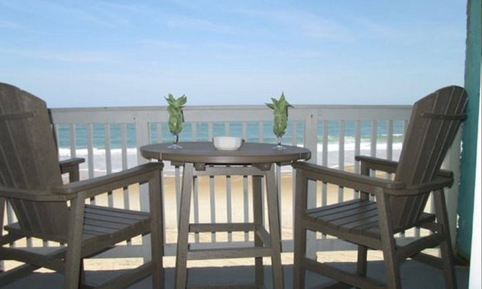South Nags Head Condominio | , Limpio, Oceanfront Beach Piso En OBX 2 habitaciones, 2 baños Fresh