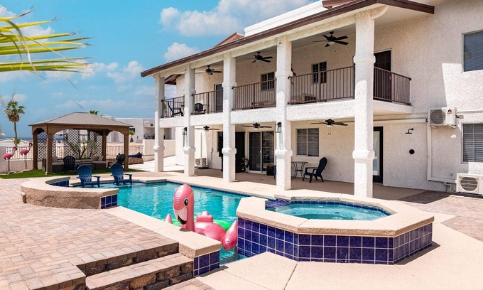 Lake Havasu City Casa | Entertainers Dream w/ Heated Pool & Spa + Views!
