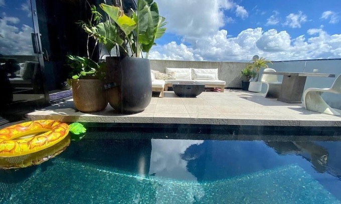 Grey Lynn Apartamento | Entertainers penthouse with 5 bedrooms pool & spa