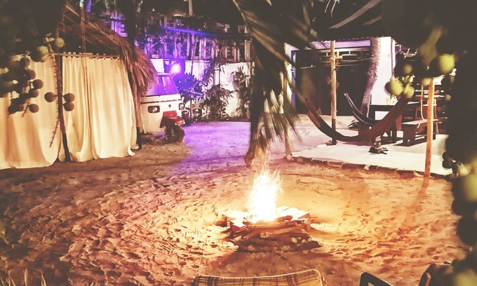 La Boquilla Cabaña | Alojamiento entero: Eco-Cabaña con fogata, a 100 metros de la playa