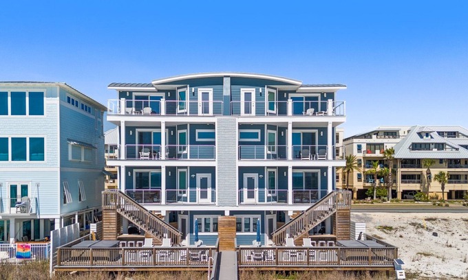 Mexico Beach Casa | Entire Beachfront Duplex Unit, Pet Friendly, Mexico Beach, Gorgeous Views!