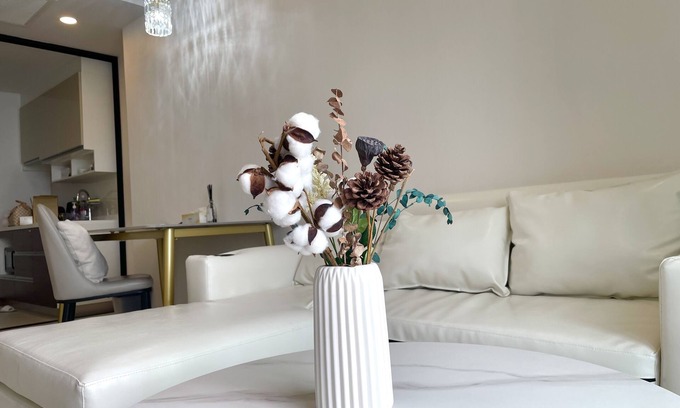 Khlong San Condominio | Entire Condo 5 min walk to Iconsiam/BTS Klongsan Super fast wifi