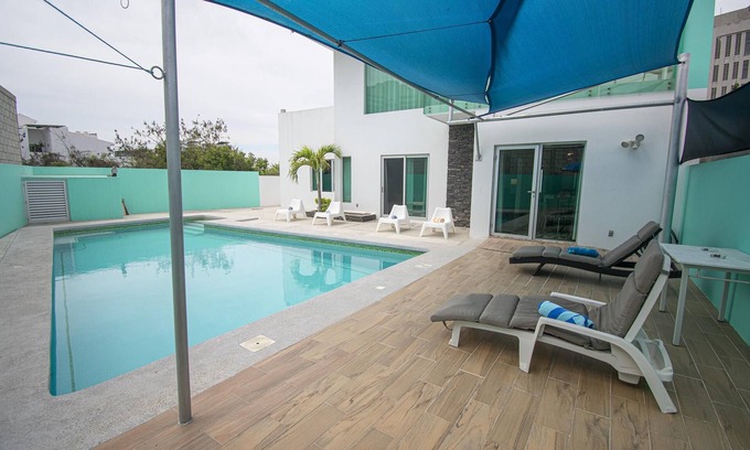 Marina Mazatlan Casa | Entire home with Pool. Walk to the beach. Lety Copel