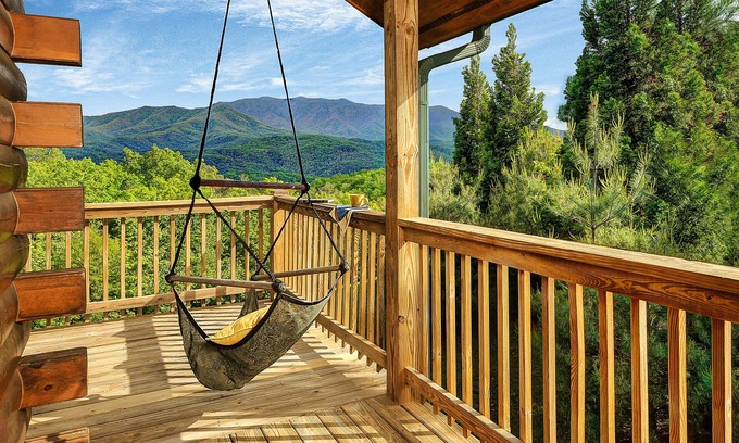 Gatlinburg - Pigeon Forge Cabina | Increíblemente impresionantes vistas Smokies! ¡Cine en casa! Las mejores comodidades! 5 minutos. a twn!