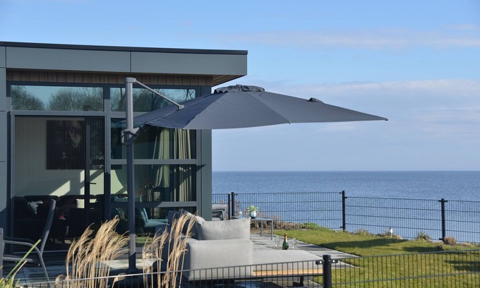 Enkhuizen Casa | Erste Reihe - mit Zaun - Premium-chalet Beach-oase