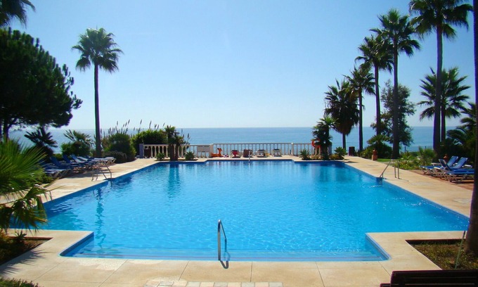 Costa del Sol Occidental Apartamento | espacioso apartamento directamente en la playa con vistas panorámicas