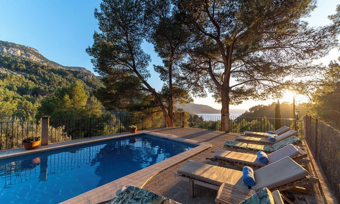 Soller Casa | Es Carritx,4 habitaciones,4baños,piscina,vista al mar, A/C, Fibra