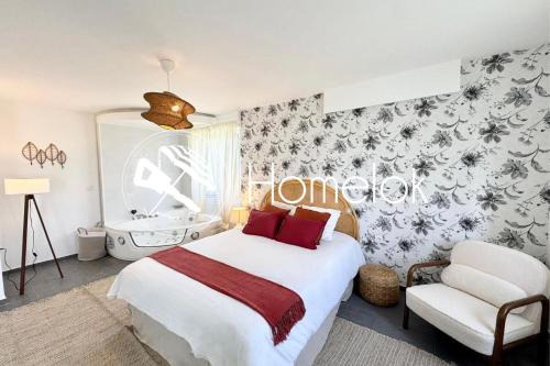 Queven Apartamento | Escale Douceur avec Spa Privé Ambiance Bohème