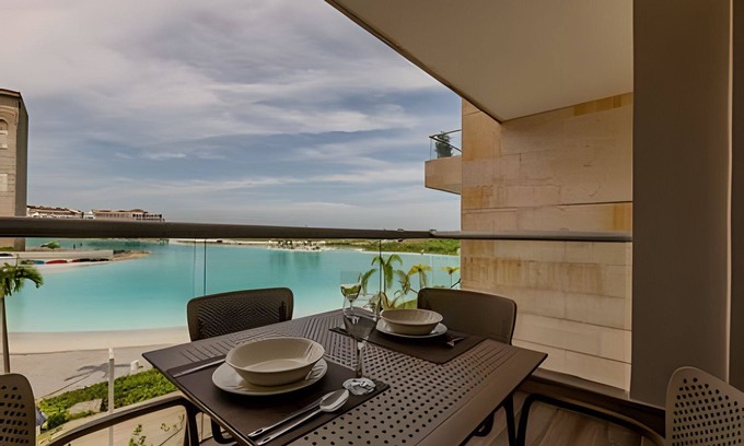 Zona Norte Apartamento | Espectacular vista a laguna de Kristal/1 alcoba