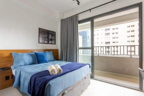 Brooklin Novo Apartamento | Essential Brooklyn | Stúdio com varanda e academia