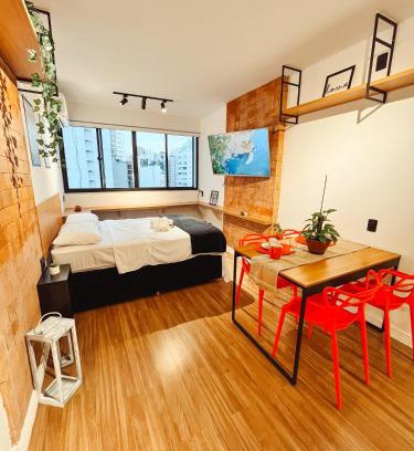 Centro Apartamento | Estúdio com Ar Condicionado Av Rio Branco