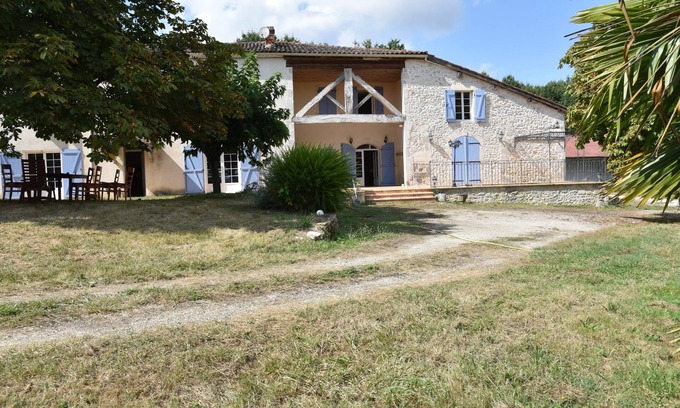 Astaffort Cabaña | Estate, pretty farmhouse 220m2, 15pers, swimming pool, wood and private fishing