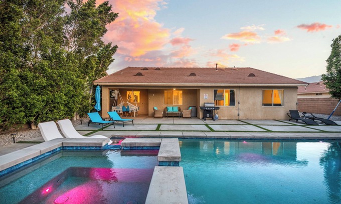 Desert Hot Springs Casa | Estrella Escape, Pool, Spa & Game Room Fun