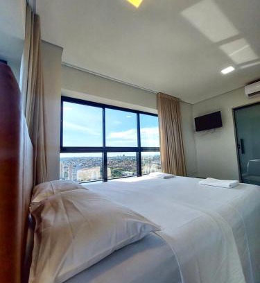 Jardim dos Estados Apartamento | Estudio Alto e Aconchegante no 32º andar do Vertigo