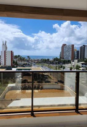 Armacao Apartamento | Estudio com vista mar e varanda