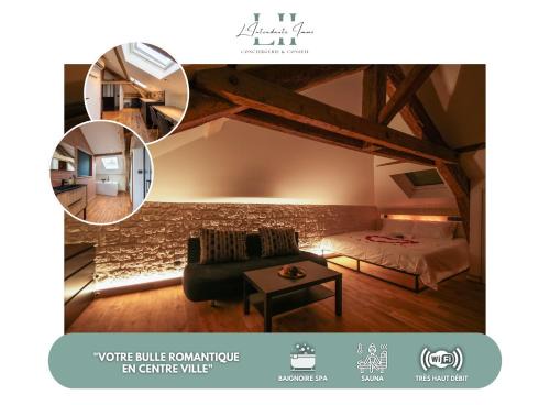 Saint-Pierre - Rene II - Bonsecours Apartamento | Evasion chic, spa et sauna sous les toits