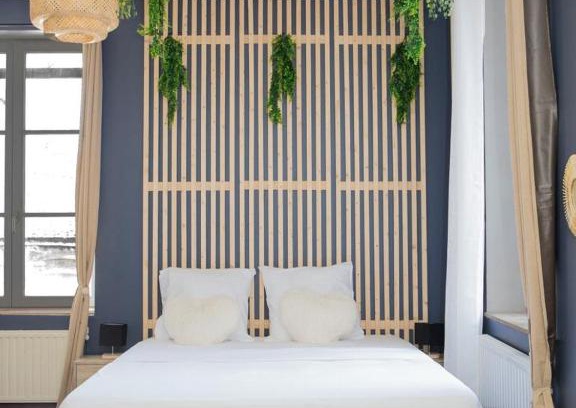 Soissons Apartamento | EVASION TROPICALE - studio avec spa, cosy et rénové au cœur de Soissons - 2 pers