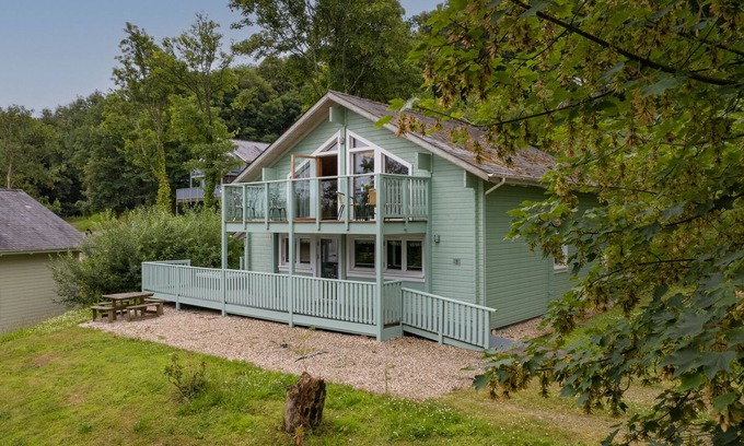 Penally Chalet De Esquí | Everwyn Lodge - Woodland Lodge with Hot Tub