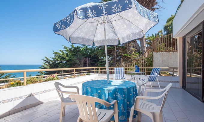 Concon Apartamento | Excelente departamento con vista al mar en primera línea