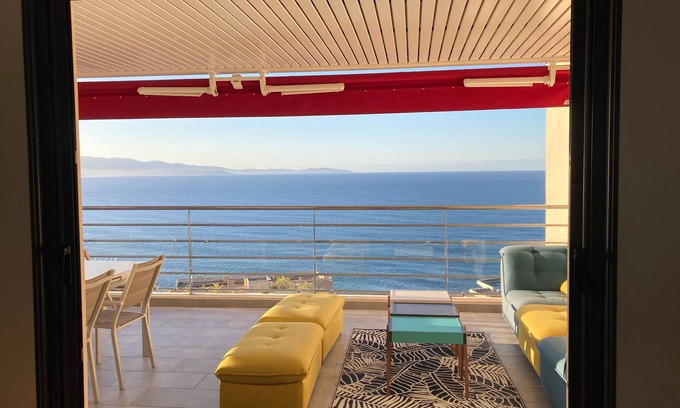 Ajaccio Apartamento | Exceptional apartment, design, high standing…….terrace with panoramic sea view