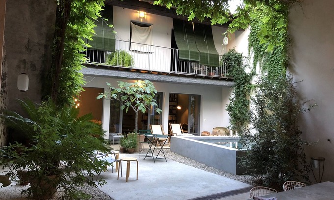 Marseillan Casa | Exceptional residence and outbuilding with heated pool in the heart of town