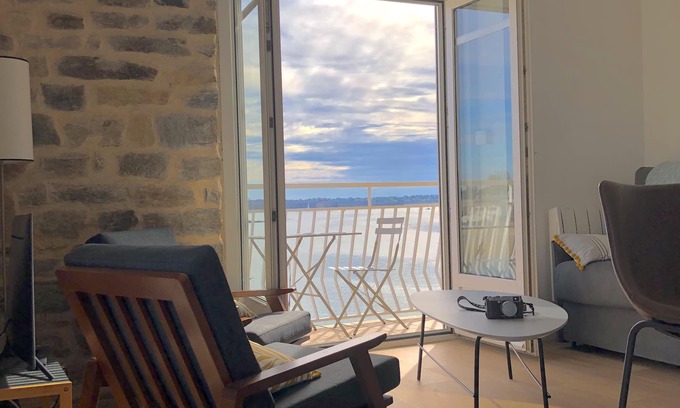Kerroch Apartamento | Excepcional vista al mar 180 ° - apartamento de lujo