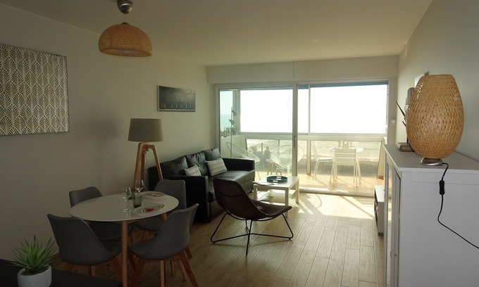 Saint-Malo Apartamento | Excepcional vista al mar T2 nuevo - Acceso directo a la playa - Estacionamiento
