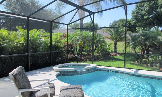 Haines City Villa | Excepcional villa grande privada con orientación sur piscina / spa juegos y sala de ejercicios