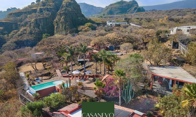Tepoztlan Casa | Exclusive 5-Bedroom Retreat in Tepoztlán with Infinity Pool