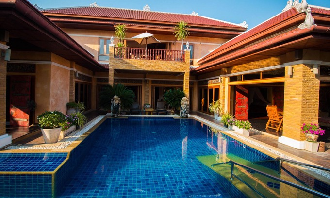South Pattaya Villa | Exclusivo balinesa 7BR Villa en alquiler