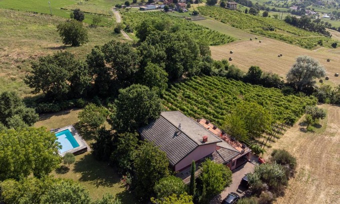 Langhirano Apartamento | Exclusive Duplex Villa con piscina e vista