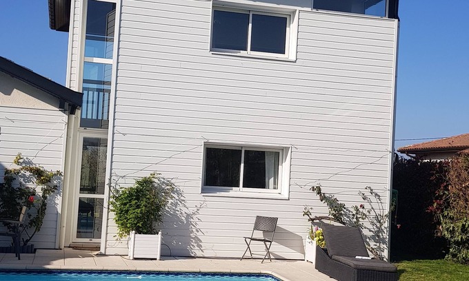 Saubrigues Casa | Exclusive rental 3 bedrooms garden private heated pool HOSSEGOR CAPBRETON