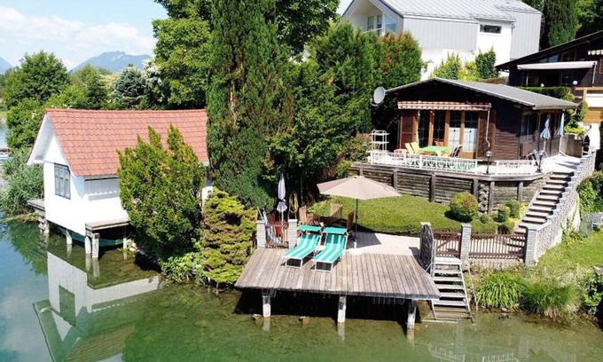 Sankt Magdalen Casa | Exclusive vacation home (bungalow) on a private bathing lake in Carinthia