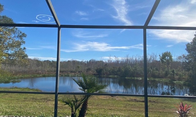 Sunset Lakes Villa | Ejecutivo Casa de 4 dormitorios nr Disney, regresa a tierras de conservación