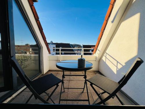 Bielefeld Apartamento | Exklusive Loggia über der Altstadt