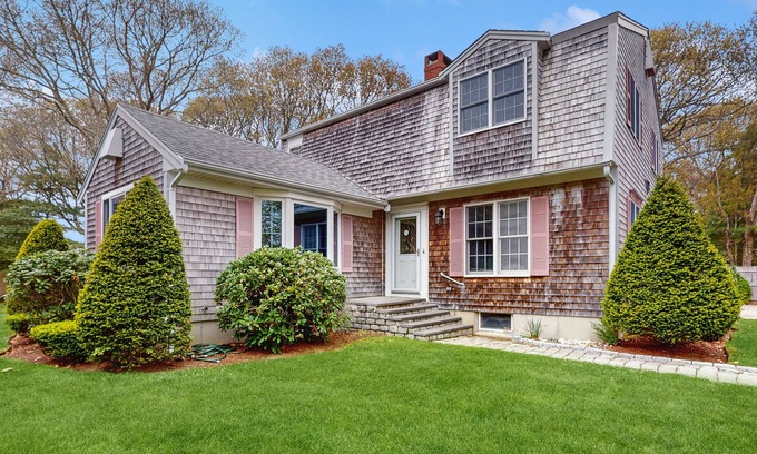 Hyannis Casa | Expansive Getaway w/ Fenced Yard, Outdoor Shower & Private Neighborhood Beach